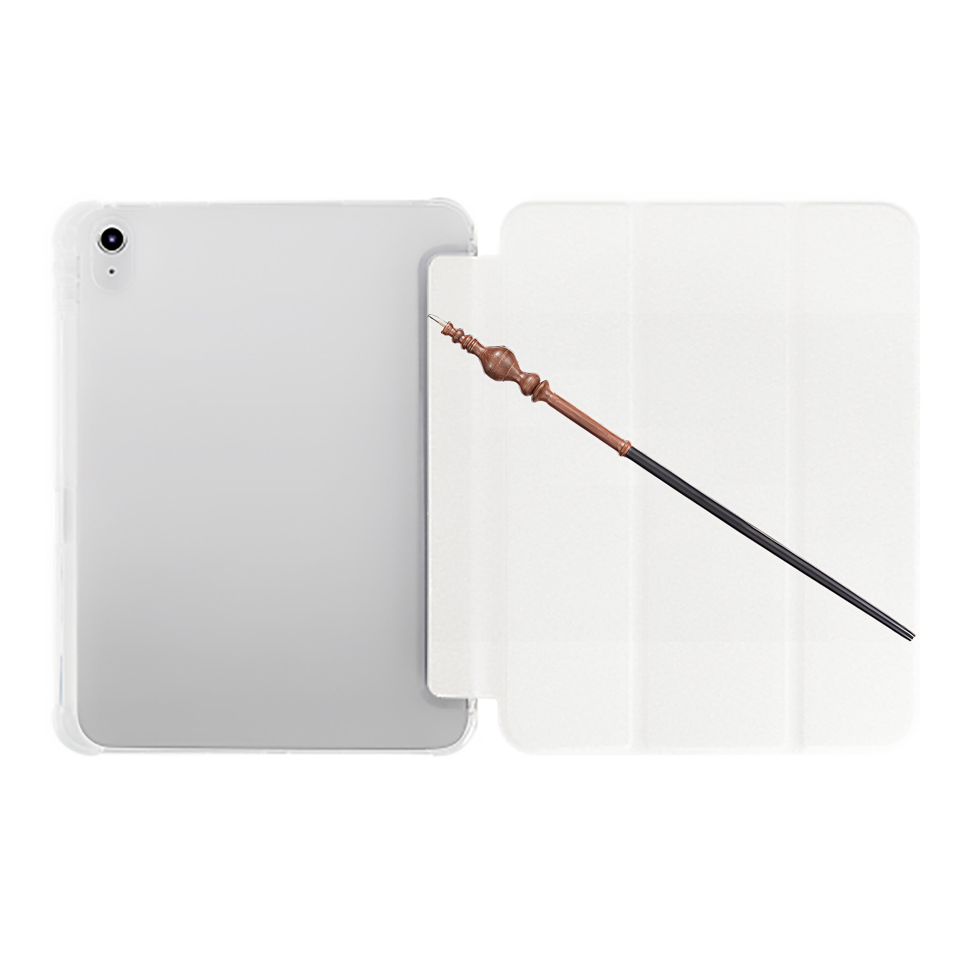 （画像用） Harry Potter ハリー・ポッターシリーズ IPad ケース ペン収納付き 三つ折りスタンド PUレザー×シリコン 対応機種9.5/10.5/10.9インチ